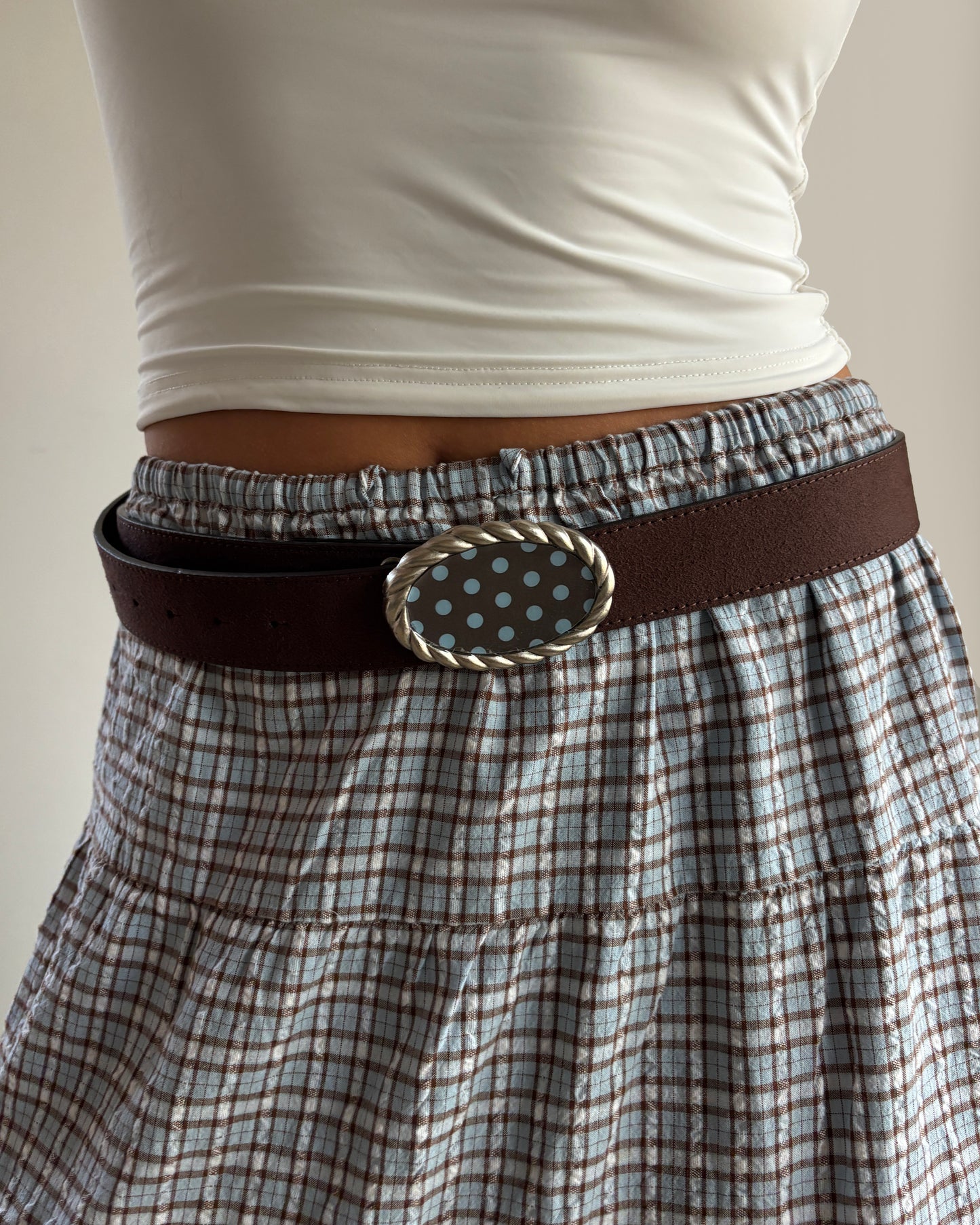 Blue Polka Buckle