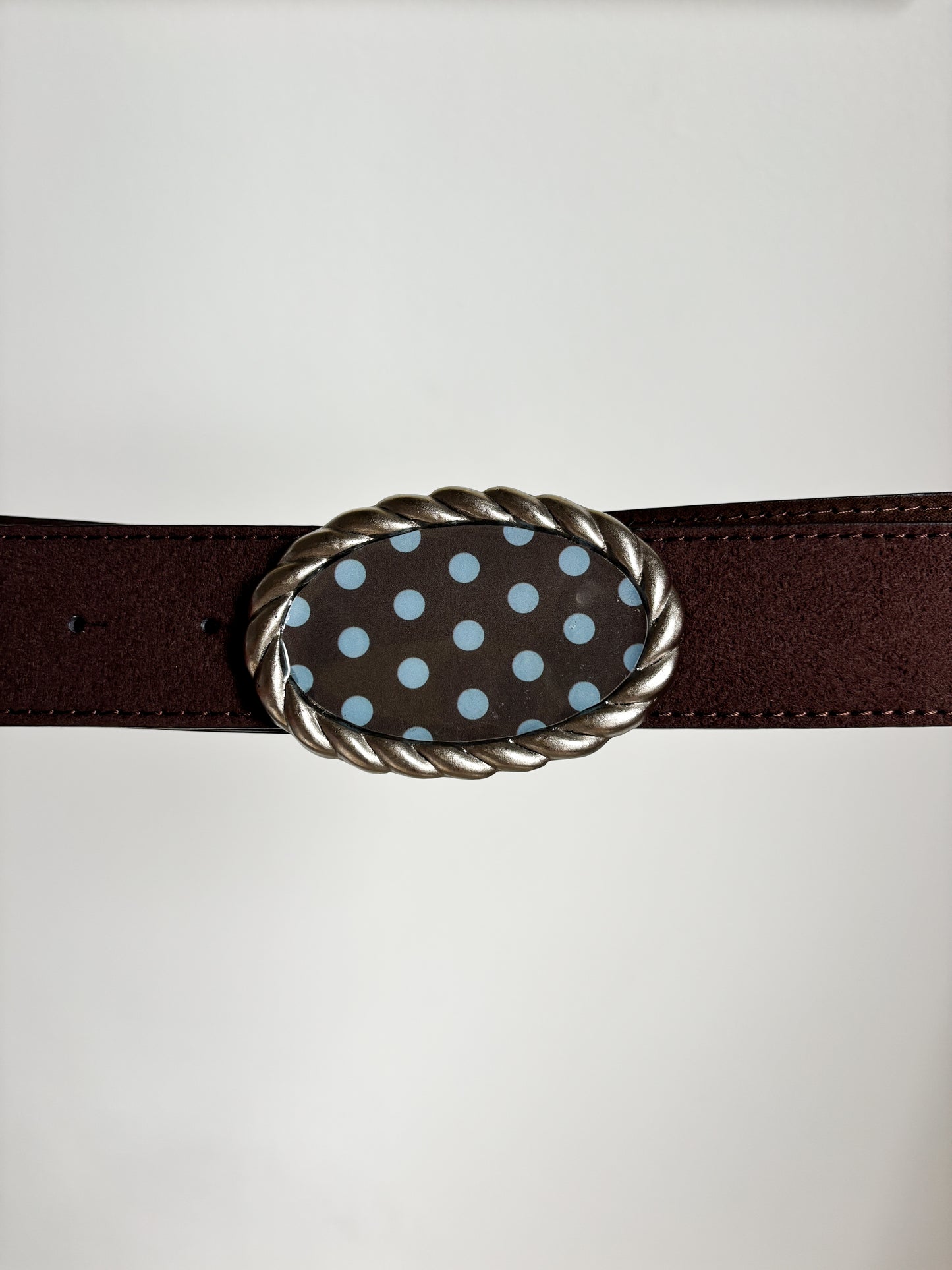 Blue Polka Buckle