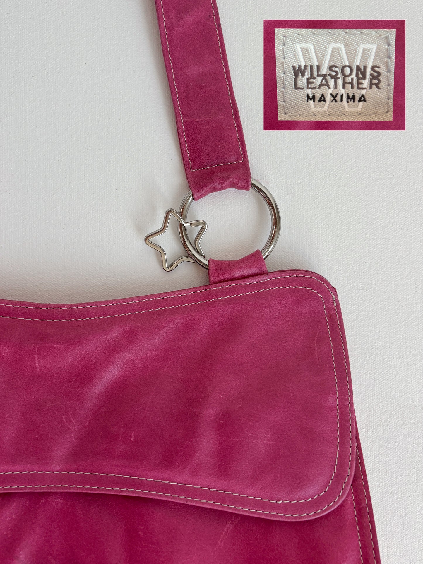 Pink Leather Purse