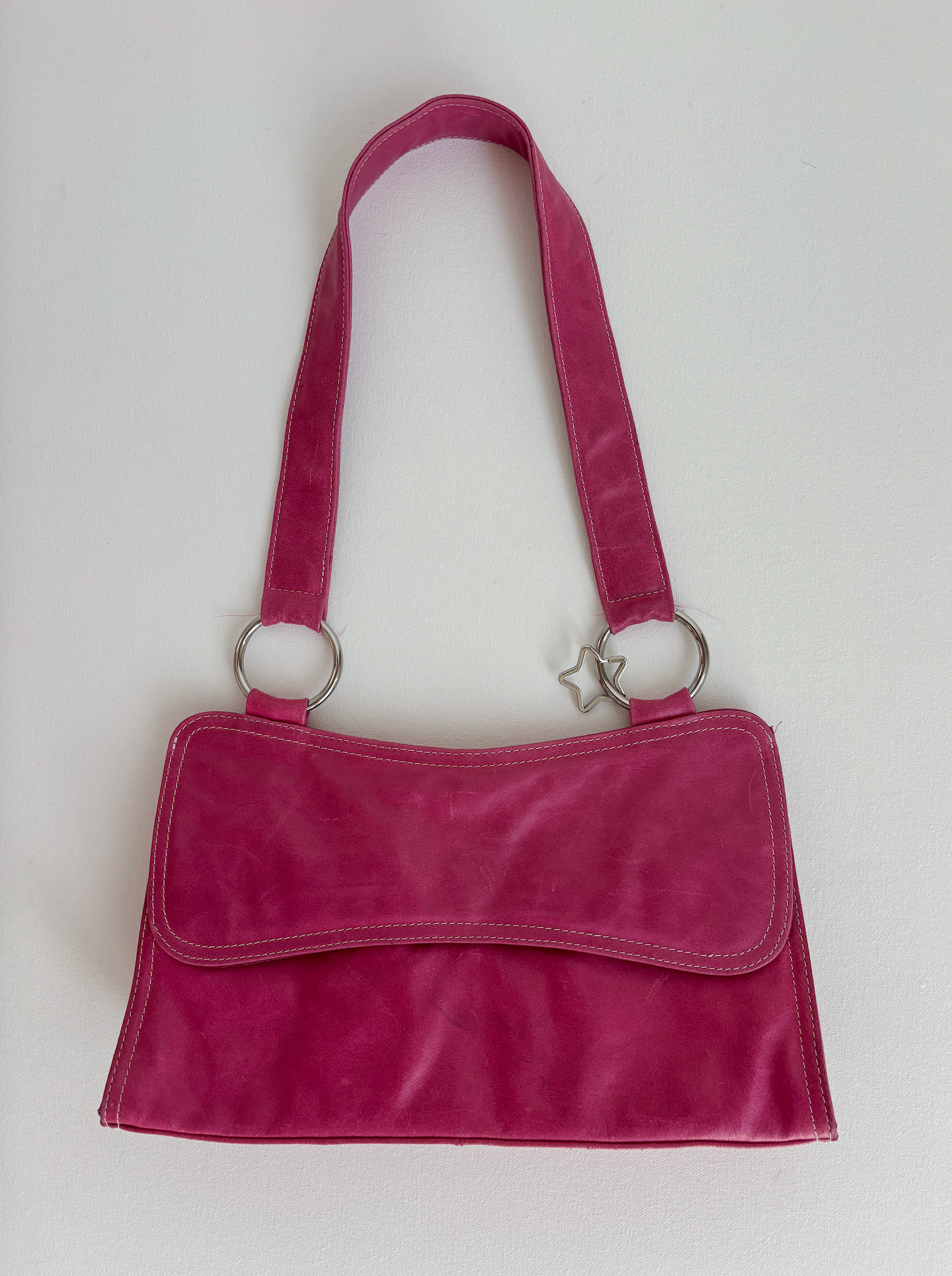 Pink Leather Purse