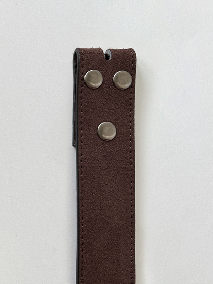 Brown Suede Belt
