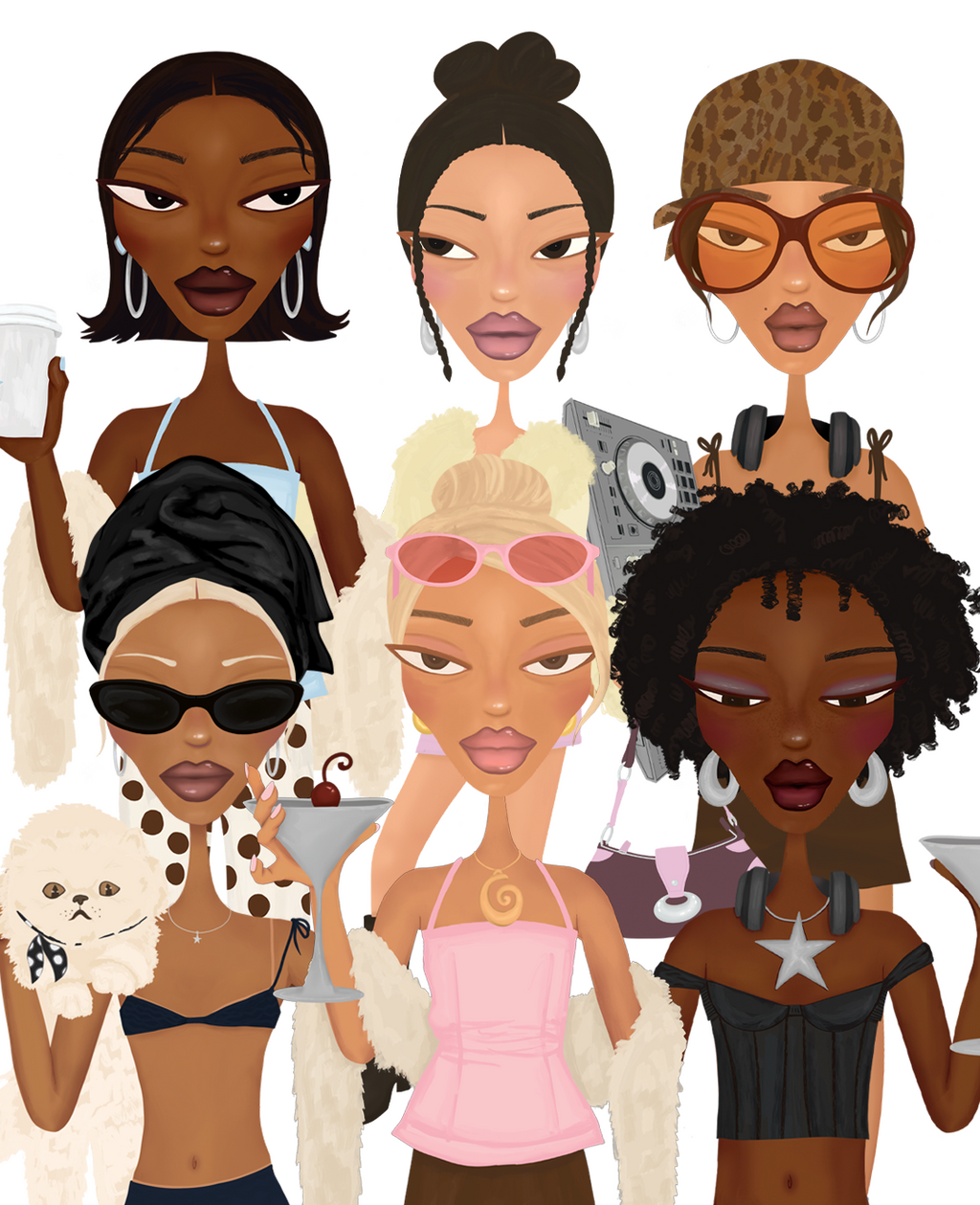 Funki Girl Portrait Commission