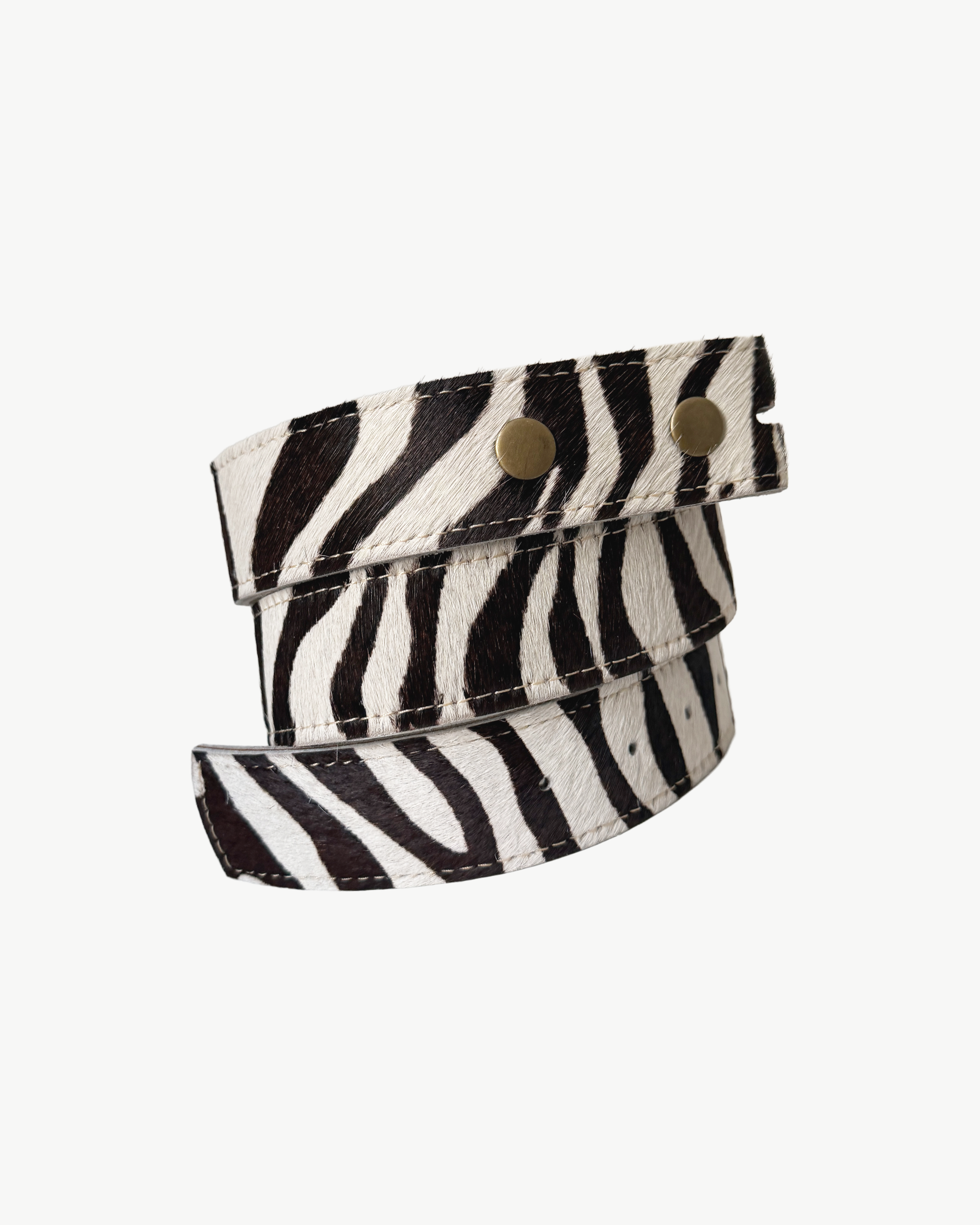 White Zebra Belt