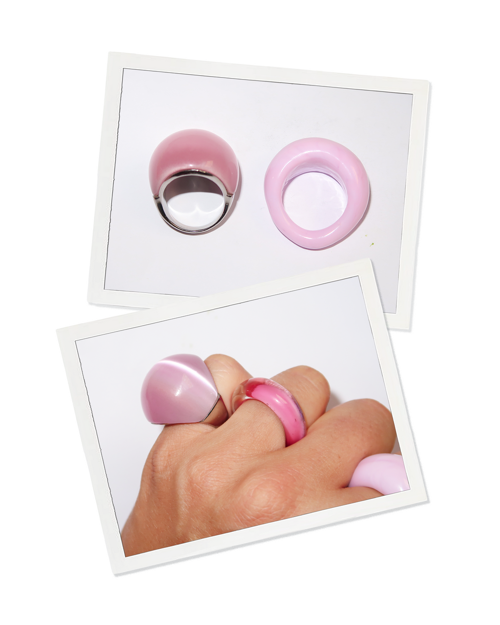 Pink Cat's Eye Ring