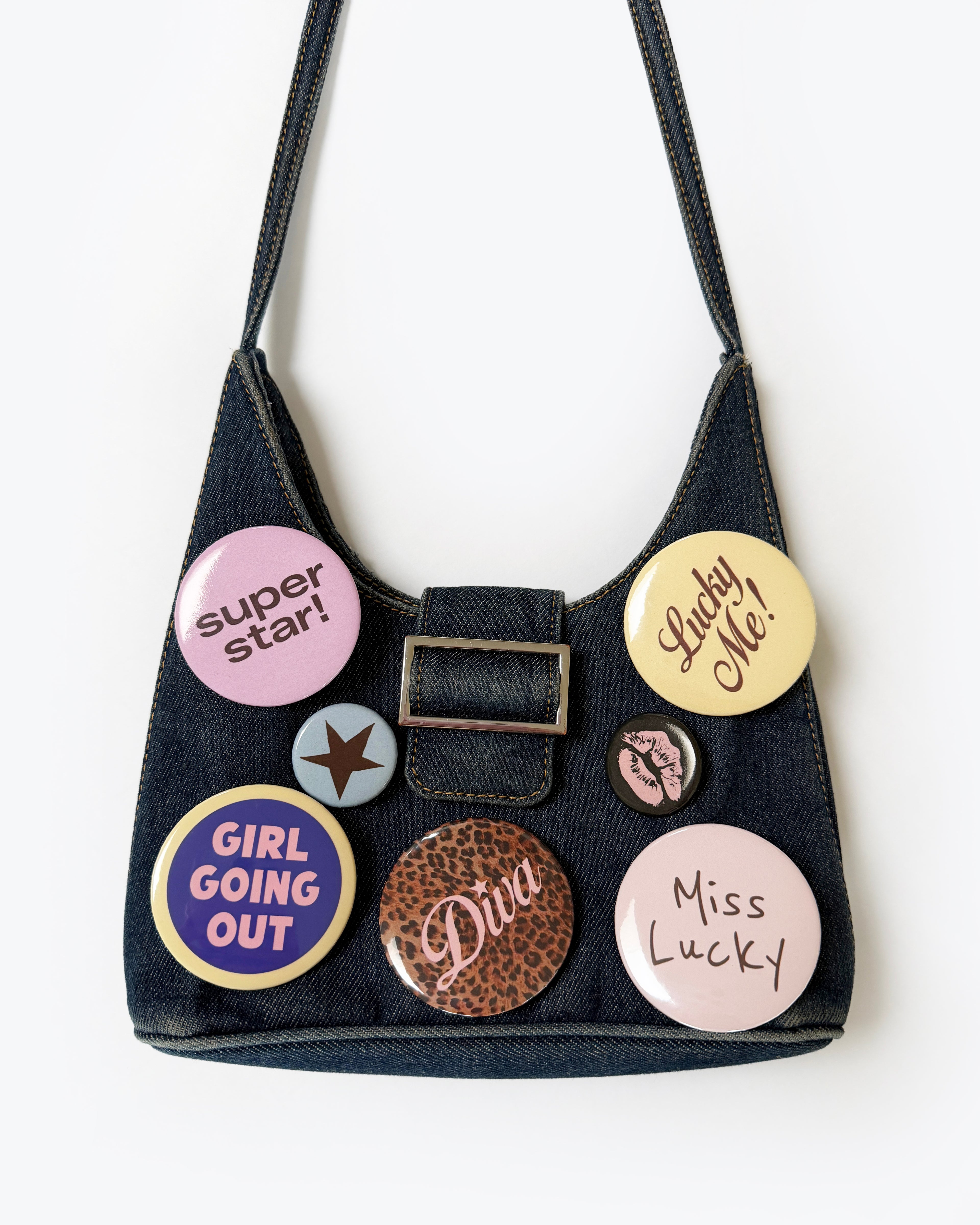 Girl Going Out Pin