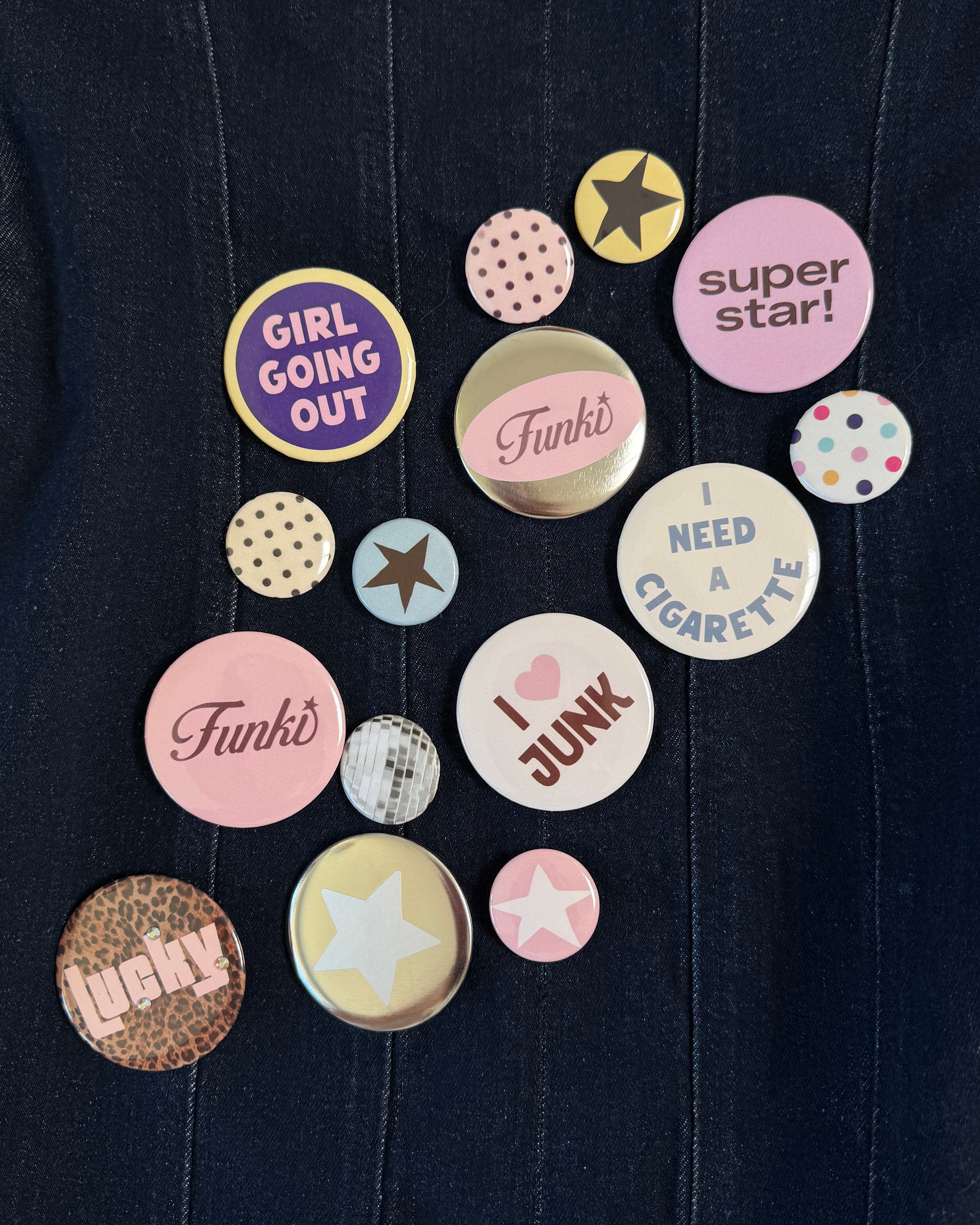 Girl Going Out Pin