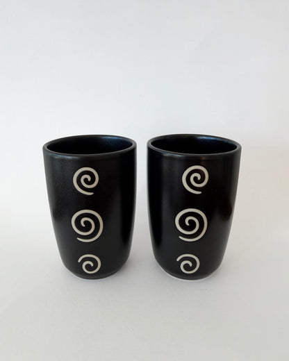 Swirl Ceramic Cup Set
