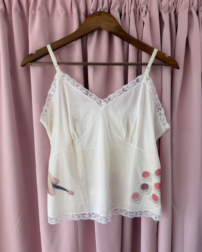 Vintage Makeup Graphic Top