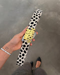 White Cheetah Belt
