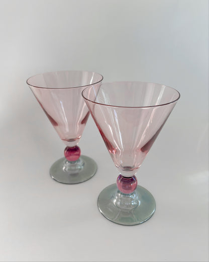 80s Cocktail Glasses