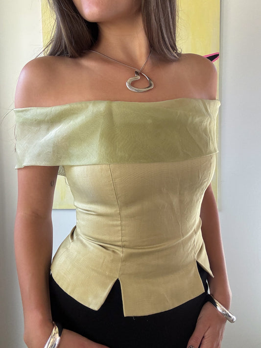 Green Shell Top