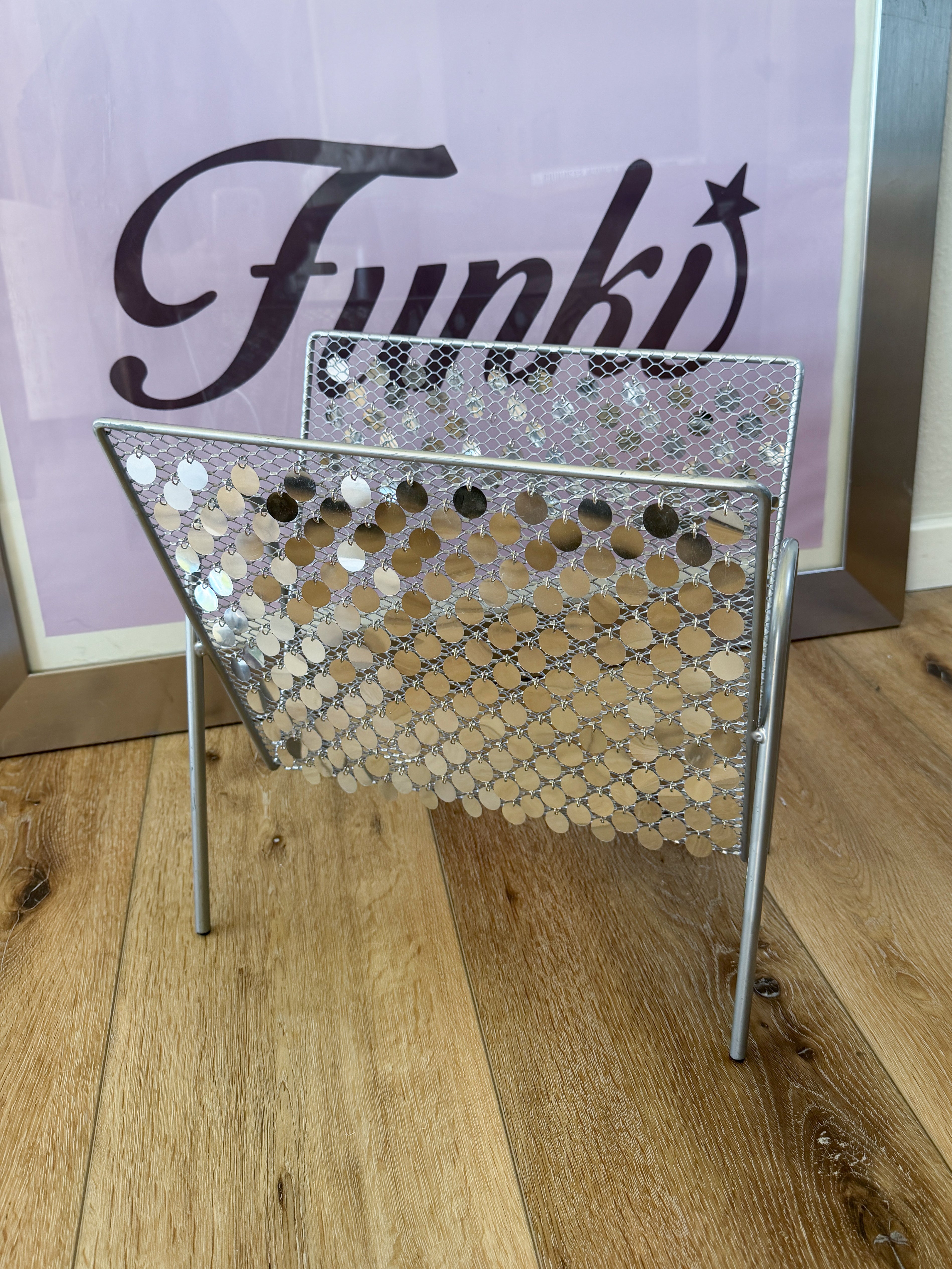 Sequin Magazine Rack