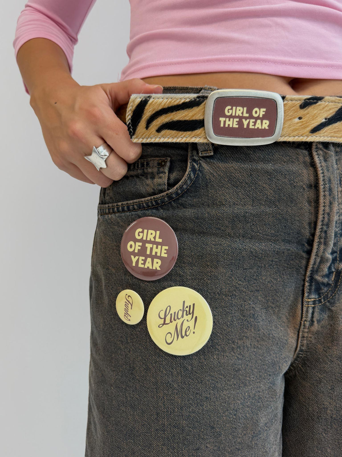 Gold Tiger Belt