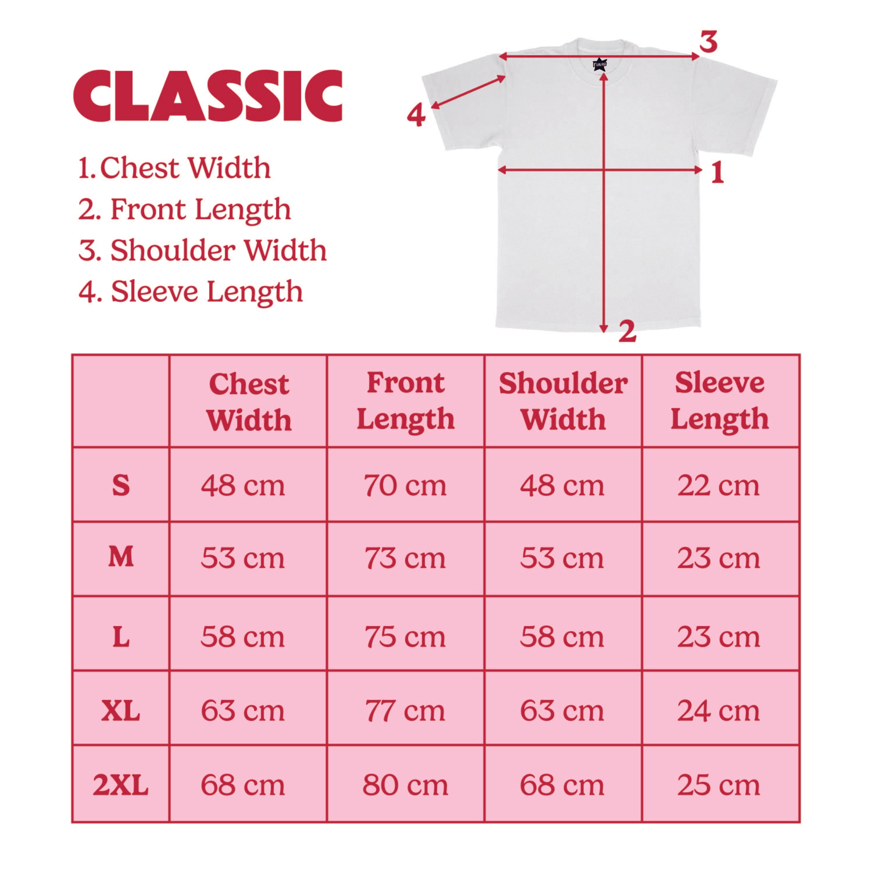 BABYL ライブビューイング TEE【XLサイズ】 Size Guide – Funki