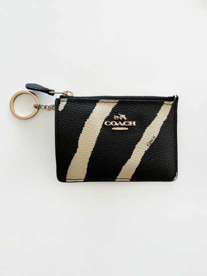 Coach Zebra Wallet